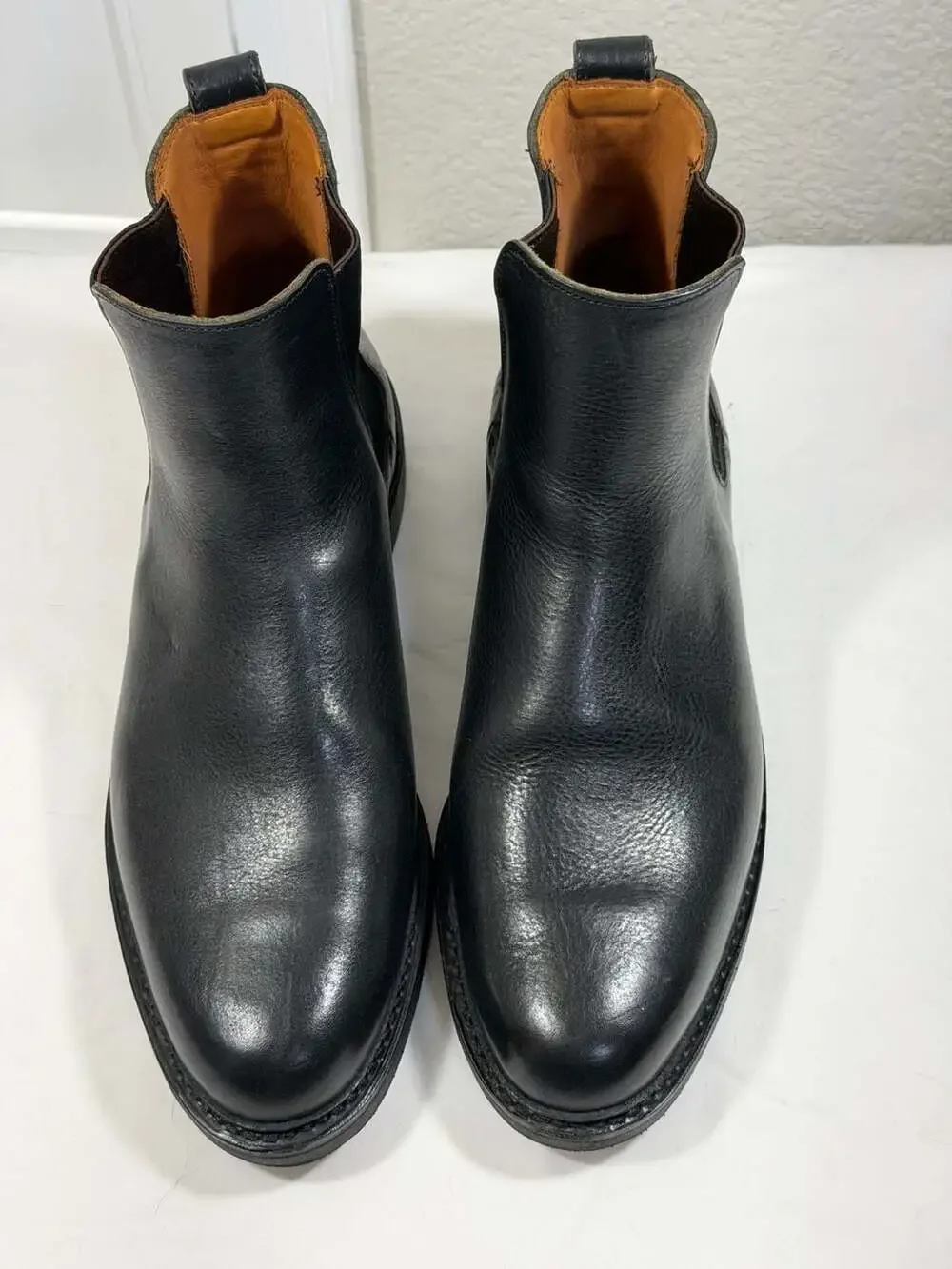 Allen Edmonds Men's Discovery Leather Chelsea Boots Black Size 10 D